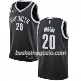 Canotte Uomo Brooklyn Nets Timofey Mozgov 20 Nike 2017-18 Nero Swingman